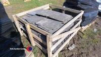 Pallet of slate roof tiles