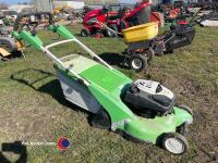 Viking self propelled lawn mower with roller