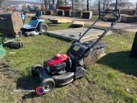 Honda HRH 536 self propelled mower, rear roller, 1 owner from new - June 2022 - 2