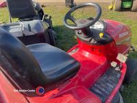 Honda 2417 ride on mower, electric tipping collector, runs drives and mows - 6