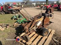 Turfco sub air vibrating mole plough c/w engine - 2
