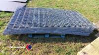 Pallet of galvanised mesh sheets - 2
