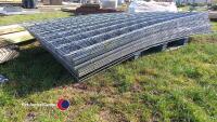Pallet of galvanised mesh sheets - 4
