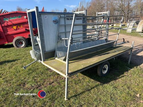 Harrington Engineering sheep turnover crate trailer