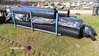 Geo netting and drainage pipe