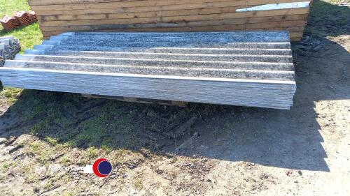 20 x 9ft6in Big 6 second hand cement fibre roof sheets