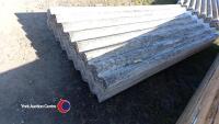 20 x 9ft6in Big 6 second hand cement fibre roof sheets - 2