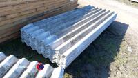 20 x 9ft6in Big 6 second hand cement fibre roof sheets - 4