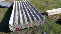 20 x 9ft6in Big 6 second hand cement fibre roof sheets - 3