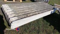 20 x 8ft Big 6 second hand cement fibre roof sheets - 2