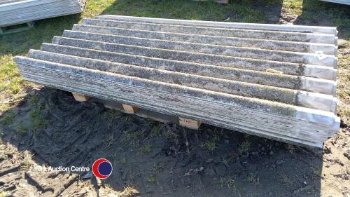 20 x 8ft Big 6 second hand cement fibre roof sheets