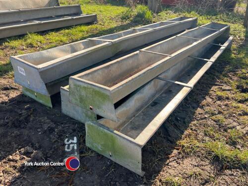 5 x sheep troughs