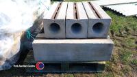 6 x 'Slot' concrete drainage pipes - 3