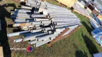 150 approx mixed size 5ft, 6ft, 7ft long galvanised scaffolding tubes - 2