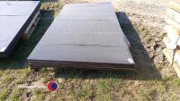 5 x brand new 8x4 buffalo boards 18 mm thick - 2