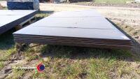 5 x brand new 8x4 buffalo boards 18 mm thick - 3