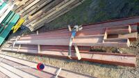 Pack of Steel Beams - 2 x 3.78m - 80mm x 130mm, 4 x 5.36m -80mm x 130mm, 2 x 4.42m - 90mm x 155mm,