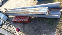 Galvanised roller shutter door approx size 3m x 3m - 3