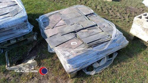Pallet of roof slates