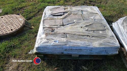 Pallet of roof slates
