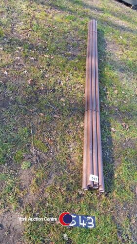 10 x lengths of new waste pipe