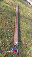10 x lengths of new waste pipe