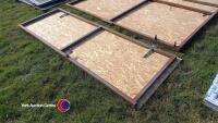 15ft chipboard door with pedestrian access - 3