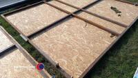 15ft chipboard door with pedestrian access - 7