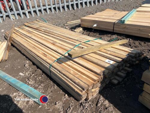 Timber - approx 107in x 2in x 1in
