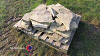 Pallet of small York stone pieces