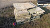 Yorkshire stone paving slabs