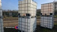 Pair of single use IBC tanks (washed out and appear clean) - 2