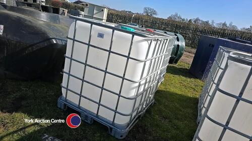 2 x 1000L IBCs