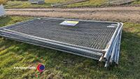 10 x Heras fence panels