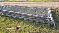 10 x Heras fence panels