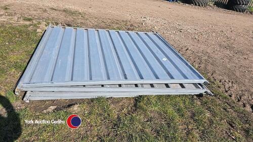 6 x 7ft x 6ft solid security panels