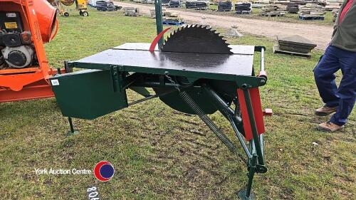 McConnel PTO drive saw bench, c/w power shaft