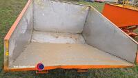 1250kg tip skip stainless lined - 2