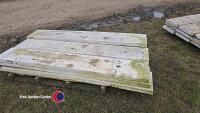 Concrete gravel boards for fencing