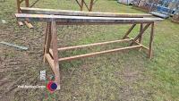 2x 10ft steel trestles - 3