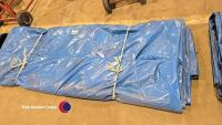 Stack sheet/tarpaulin, PVC, 30 x 45 feet approx
