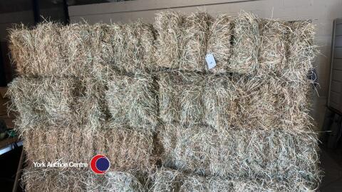 20x small bales of hay. Collection from York auction centre