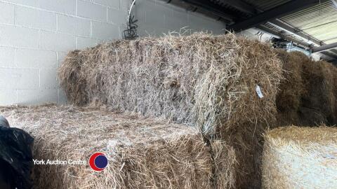 5x mini Heston meadow bales of hay 2024 season, Collect from York Auction Centre