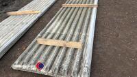 Box profile roof sheets