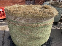 15 x 4ft 6ins round bales haylage, top quality equine haylage with no weeds or fertilizer. Collection from