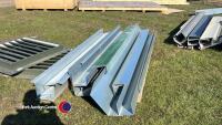 Various sizes of flashings in galv