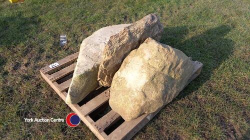 Pallet of Yorkshire stone