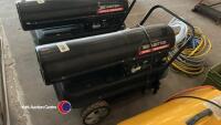 Sealey portable diesel 240 volt workshop space heater, working - 2