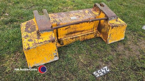 Track Marshall weight block