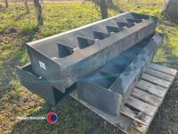 3 x pig feeders